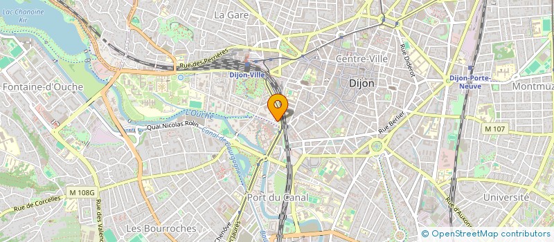 localisation de l'entreprise SCI LAINA à DIJON