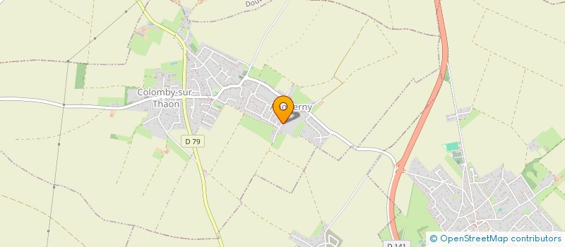 localisation de l'entreprise SCI LAINE  COLOMBY-ANGUERNY