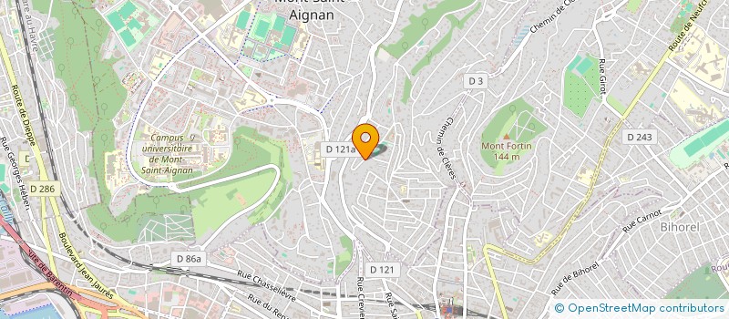 localisation de l'entreprise SCI LAINE  MONT-SAINT-AIGNAN