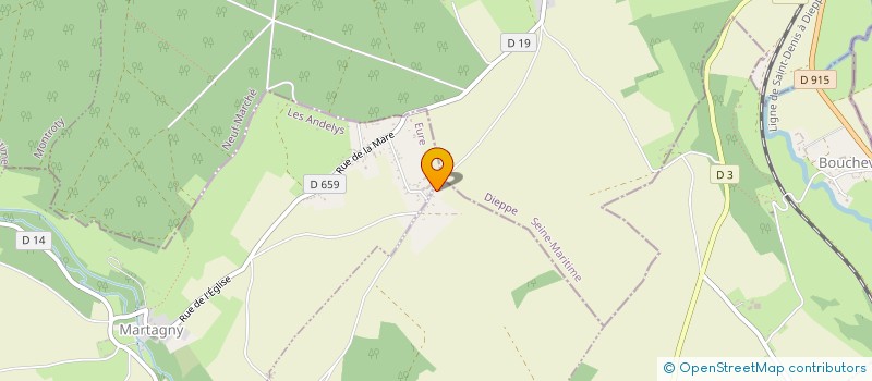 localisation de l'entreprise SCI LAINE  MESNIL-SOUS-VIENNE