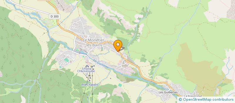 localisation de l'entreprise SCI LAINE ET SOIE à LE MONETIER-LES-BAINS