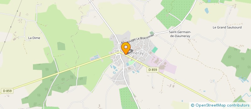 localisation de l'entreprise SCI LAINE LAROCHE  MORANNES SUR SARTHE-DAUMERAY