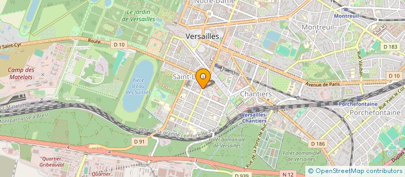 localisation de l'entreprise SCI LAINE -PEREIRA à VERSAILLES