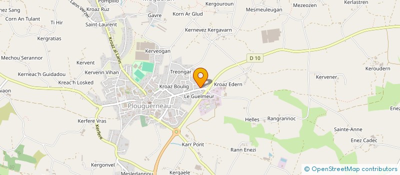 localisation de l'entreprise SCI LAINONE  PLOUGUERNEAU