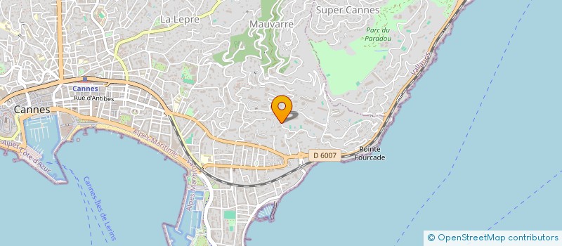 localisation de l'entreprise SCI LAINSTON à CANNES