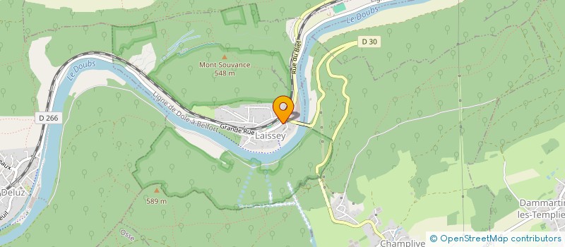 localisation de l'entreprise SCI LAISSEY IMMOBILIERE  LAISSEY