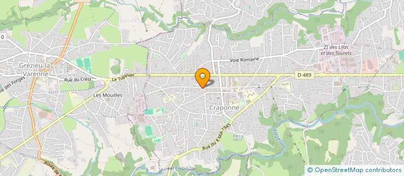 localisation de l'entreprise SCI LAITAT  CRAPONNE