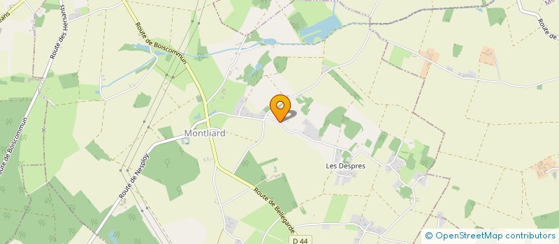 localisation de l'entreprise SCI LAIZEAU LARGILLIERE à MONTLIARD