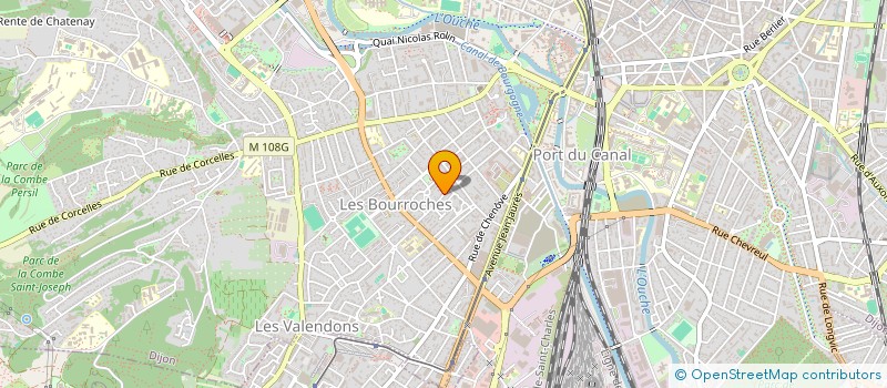 localisation de l'entreprise SCI LAJ à DIJON