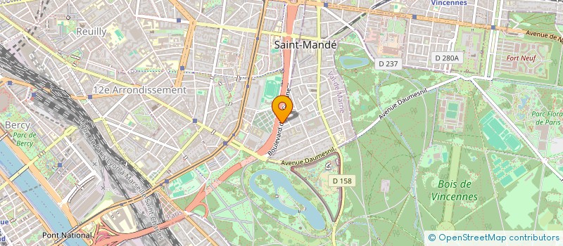 localisation de l'entreprise SCI LAJ à SAINT-MANDE