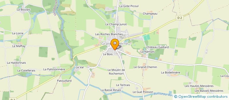 localisation de l'entreprise SCI LAJ  CHATEAUBRIANT