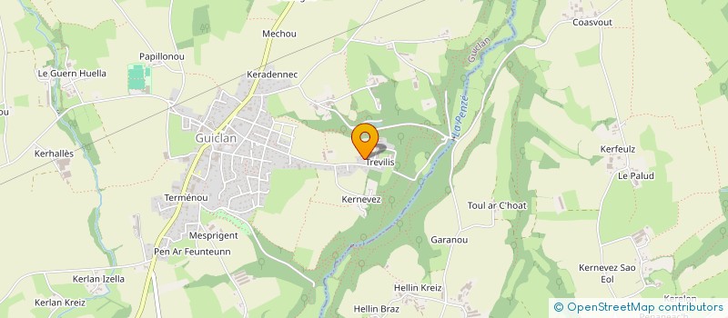 localisation de l'entreprise SCI LAJ  GUICLAN