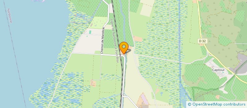 localisation de l'entreprise SCI LAJ  NARBONNE