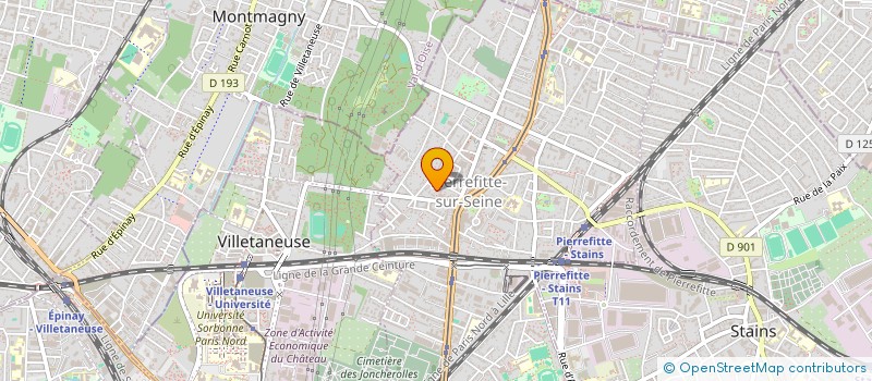 localisation de l'entreprise SCI LAJA à PIERREFITTE-SUR-SEINE