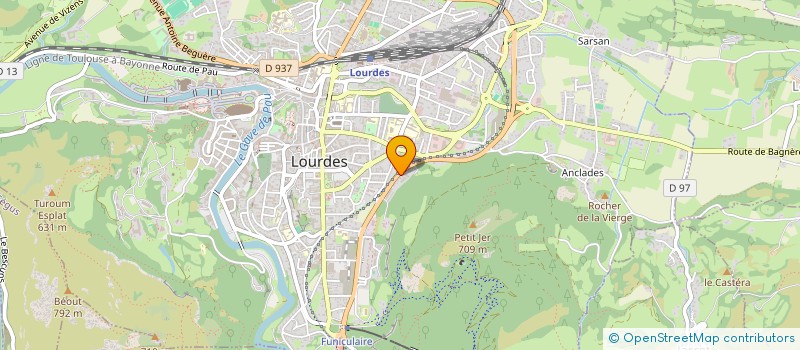 localisation de l'entreprise SCI LAJARA  LOURDES