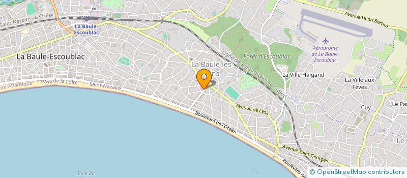 localisation de l'entreprise SCI LAJARRIGE 45  LA BAULE-ESCOUBLAC