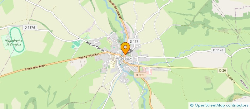 localisation de l'entreprise SCI LAJE  VITTEAUX