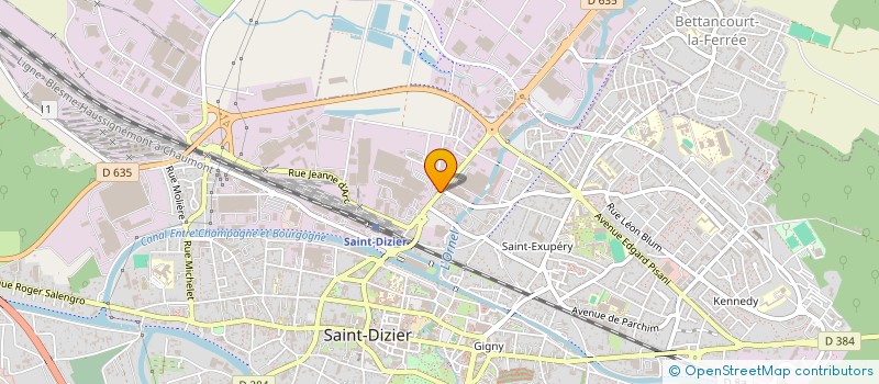 localisation de l'entreprise SCI LAJE à SAINT-DIZIER