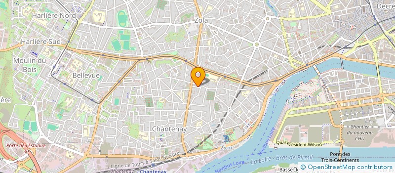 localisation de l'entreprise SCI LAJE  NANTES