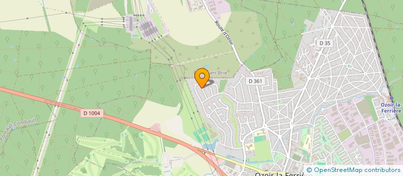 localisation de l'entreprise SCI LAJESSY  OZOIR-LA-FERRIERE