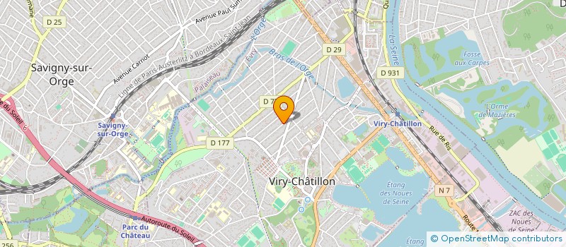 localisation de l'entreprise SCI LAJILI IMMOBILIER à VIRY-CHATILLON