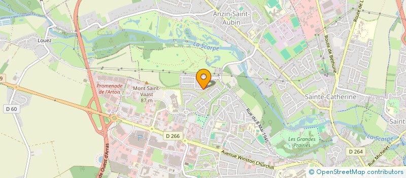 localisation de l'entreprise SCI LAJKODOM à ARRAS