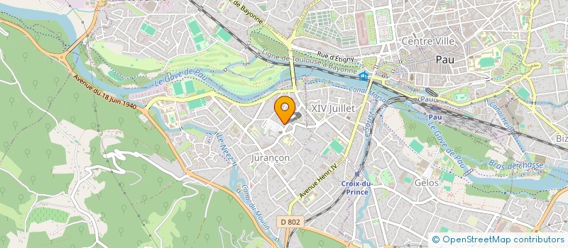 localisation de l'entreprise SCI LAJO à JURANCON