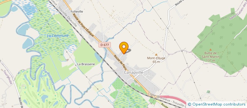 localisation de l'entreprise SCI LAJOA à CANAPVILLE