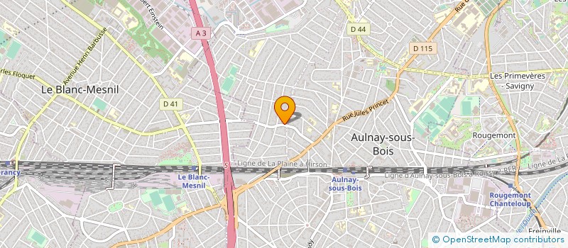 localisation de l'entreprise SCI LAJOINIE FACCHIN à AULNAY-SOUS-BOIS