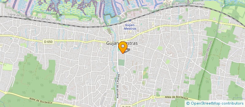 localisation de l'entreprise SCI LAJOINIE MICHELET à GUJAN-MESTRAS