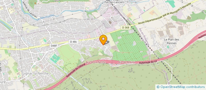 localisation de l'entreprise SCI LAJOLE à GIGNAC-LA-NERTHE