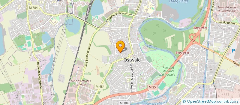 localisation de l'entreprise SCI LAJOUCOUR  OSTWALD