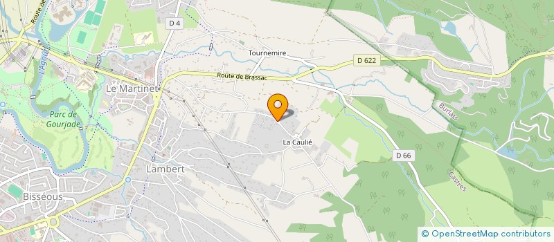 localisation de l'entreprise SCI LAJOULE  CASTRES