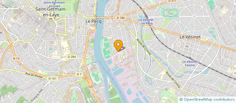 localisation de l'entreprise SCI LAJOUS VIEL  LE PECQ