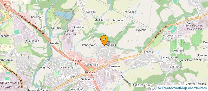 localisation de l'entreprise SCI LAJU  ERGUE-GABERIC