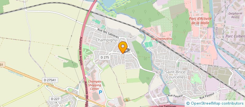 localisation de l'entreprise SCI LAJUFA  THILLOIS