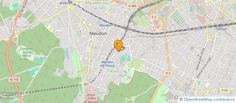 localisation de l'entreprise SCI LAKABANE à MEUDON