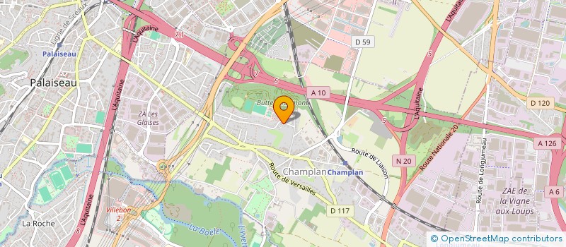 localisation de l'entreprise SCI LAKABAT  CHAMPLAN