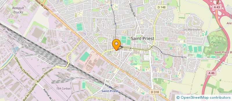 localisation de l'entreprise SCI LAKANAL  SAINT-PRIEST