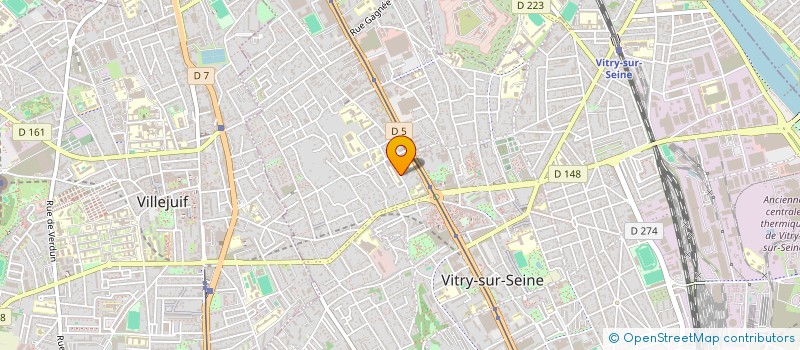 localisation de l'entreprise SCI LAKANAL  VITRY-SUR-SEINE