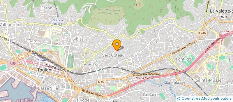 localisation de l'entreprise SCI LAKASE  TOULON