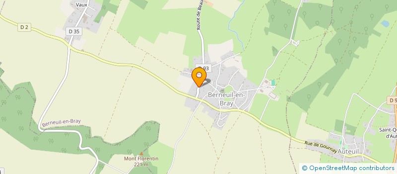 localisation de l'entreprise SCI LAKAUR  BERNEUIL-EN-BRAY