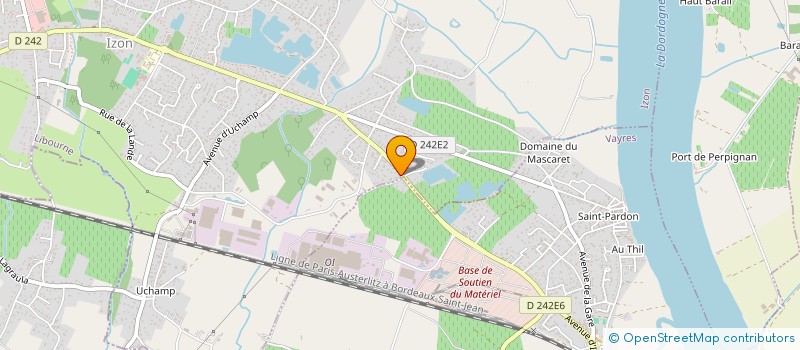 localisation de l'entreprise SCI LAKER  IZON