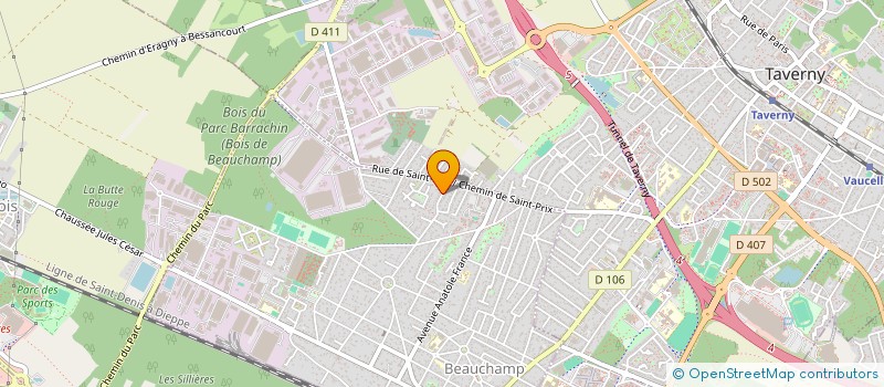 localisation de l'entreprise SCI LAKIKA  BEAUCHAMP