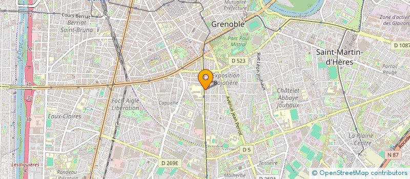 localisation de l'entreprise SCI LAKIP à GRENOBLE