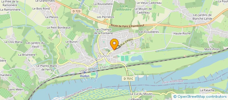 localisation de l'entreprise SCI LAKOU  OUDON