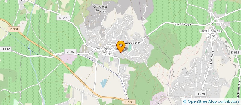 localisation de l'entreprise SCI LAKT  VERS-PONT-DU-GARD