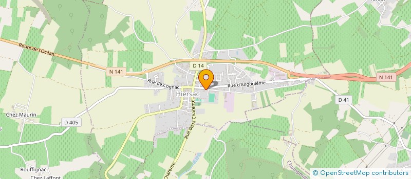 localisation de l'entreprise SCI LALABSY  HIERSAC
