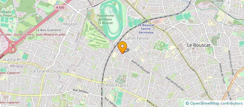 localisation de l'entreprise SCI LALAMBHUCH  LE BOUSCAT