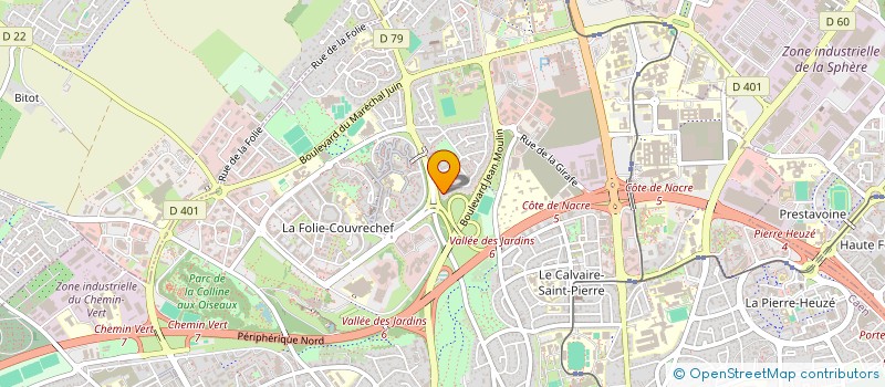 localisation de l'entreprise SCI LALAN à CAEN
